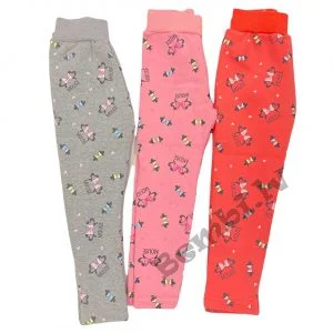 Legingi ar siltinājumu meitenēm Mouse S&D Fashion (98-128 izm.)