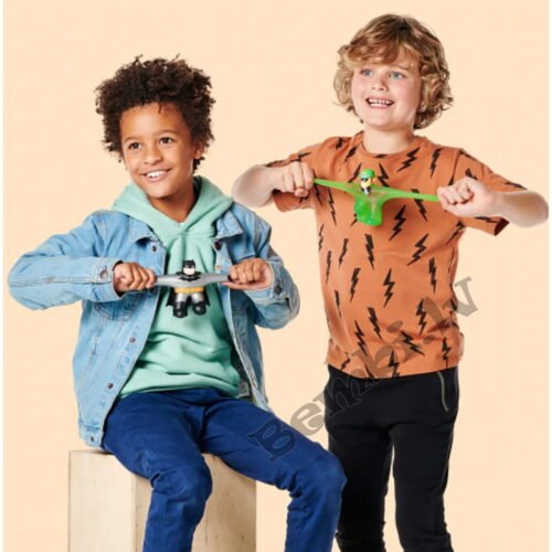 Goo Jit Zu Metallic Batman VS the Riddle strech figūras - Image 3