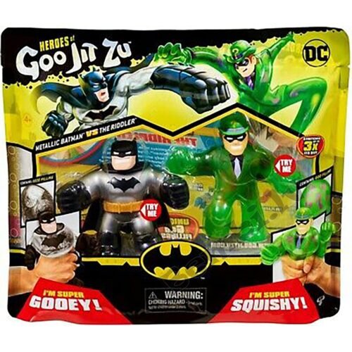 Goo Jit Zu Metallic Batman VS the Riddle strech figūras