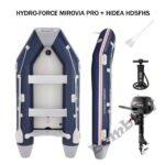 LAIVA BESTWAY HYDRO-FORCE MIROVIA PRO, 330X162X44 CM + LAIVAS MOTORS Hidea HDF5HAS, 3.6KW, 5 ZS, 4 taktu