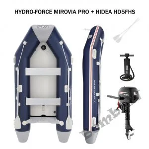 LAIVA BESTWAY HYDRO-FORCE MIROVIA PRO, 330X162X44 CM + LAIVAS MOTORS Hidea HDF5HAS, 3.6KW, 5 ZS, 4 taktu