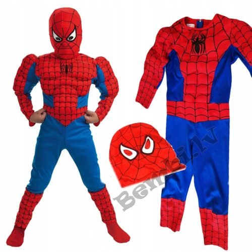 Spiderman tērps L izmērs (10+ gadi)