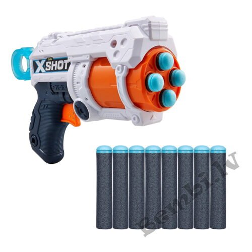 X-Shot rotaļu ierocis Excel Fury 4 Foam Dart Blaster (8 šautriņas) - Image 2