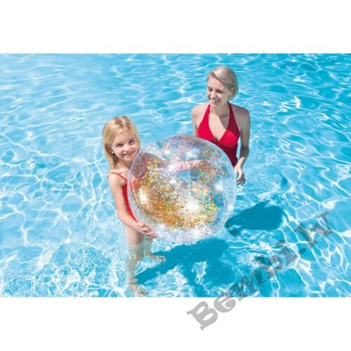INTEX Pludmales bumba ar gliteriem 51 cm 58070NP