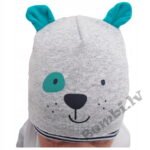 Zīdaiņu cepure LĀCIS ar austiņām Joy club! 40/42cm