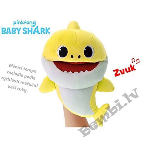 BABY SHARK Dziesmu lelles ar tempa kontroli - Baby Shark, 35 cm - Image 2