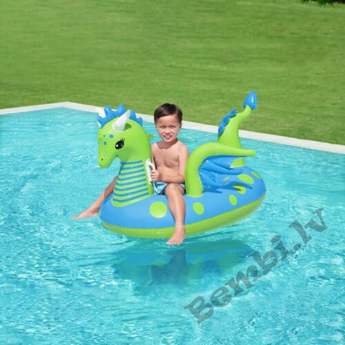 Bestway peldpūslis Fantasy Dragon ride 134 x 142 cm 41476 - Image 2