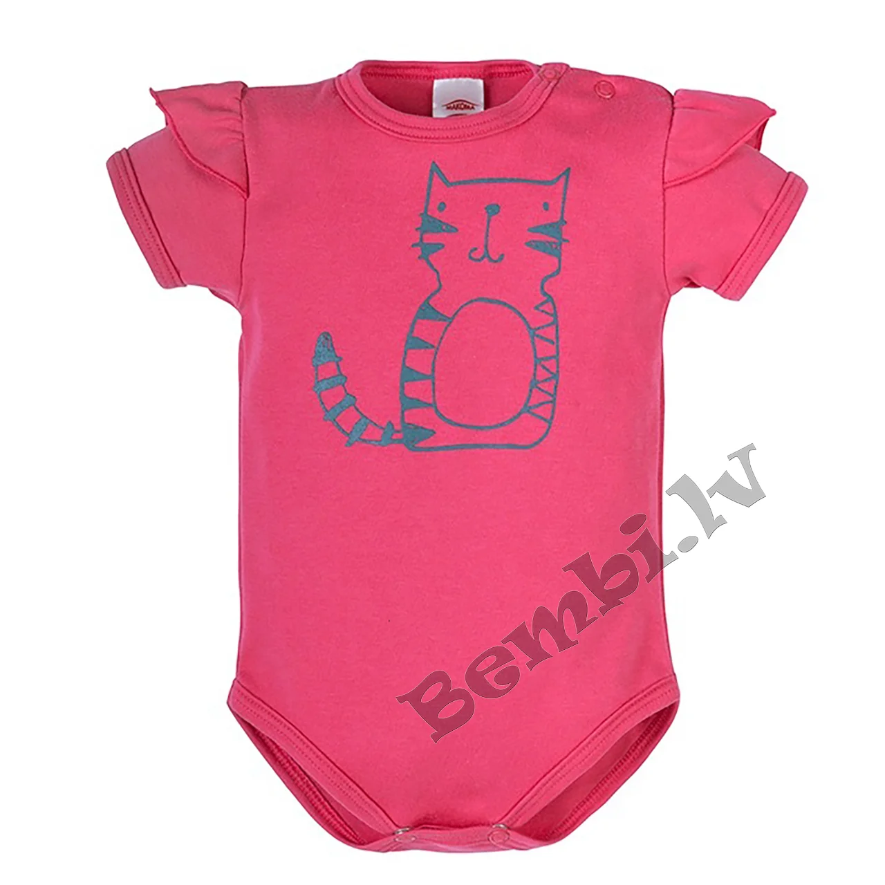 Zīdaiņu bodijs ar rišiņām CORAL FRISKY (56, 62 cm)