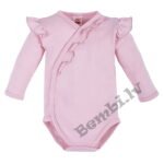 Zīdaiņu wrap bodijs ar rišiņām Rose Bonica