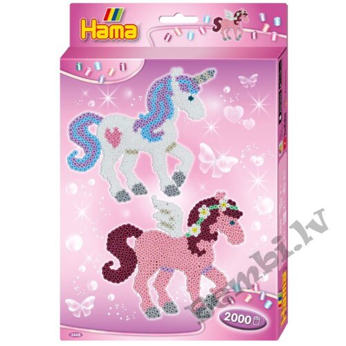 HAMA gludināmās pērlītes Fantasy Horses 2000 gab