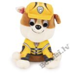 PAW PATROL Movie mīkstā rotaļlieta Rubble, 15 cm