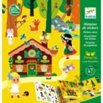 DJECO Uzlīmes - Uzlīmju stāsti - Maģiskais mežs DJ08956