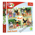 TREFL BING Pužļu komplekts 4in1