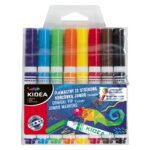 JUMBO flomasteri ar 8 Kidea krāsām