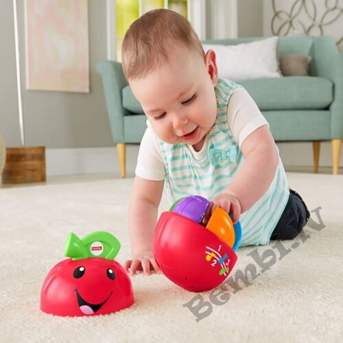 FISHER PRICE LAUGH & LEARN LEARNING HAPPY APPLE - MUZIKĀLAIS ĀBOLS (LAT.VAL.) - Image 2