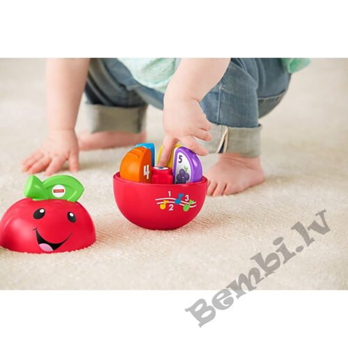 FISHER PRICE LAUGH & LEARN LEARNING HAPPY APPLE - MUZIKĀLAIS ĀBOLS (LAT.VAL.) - Image 3