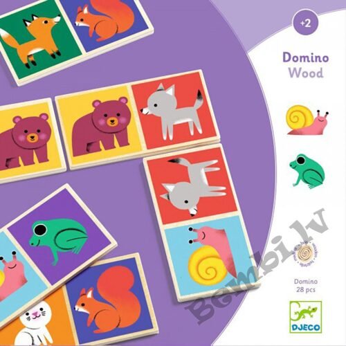 Domino – Meža dzīvnieki (28 gab.) DJECO