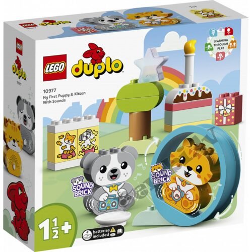 LEGO DUPLO MY first puppy & kitten ar skaņu 10977