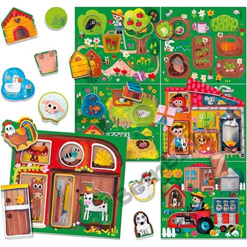 HEADU Montessori spēle Play Farm - Image 2