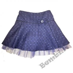 Svārki meitenēm zili ASJA BALLS 122 cm