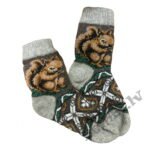 Bērnu vilnas zeķes VĀVERE (izm.32-36)