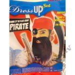 Pirāta tērps(bandana, acs apsējs, bārda)