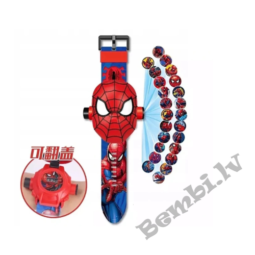 Rokas pulkstenis ar projektoru SPIDER MAN - Image 2