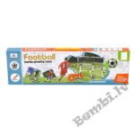 Futbola vārti - 2in1 vārti, 2 mazi vārti vai 1 liels, bumba, pumpis