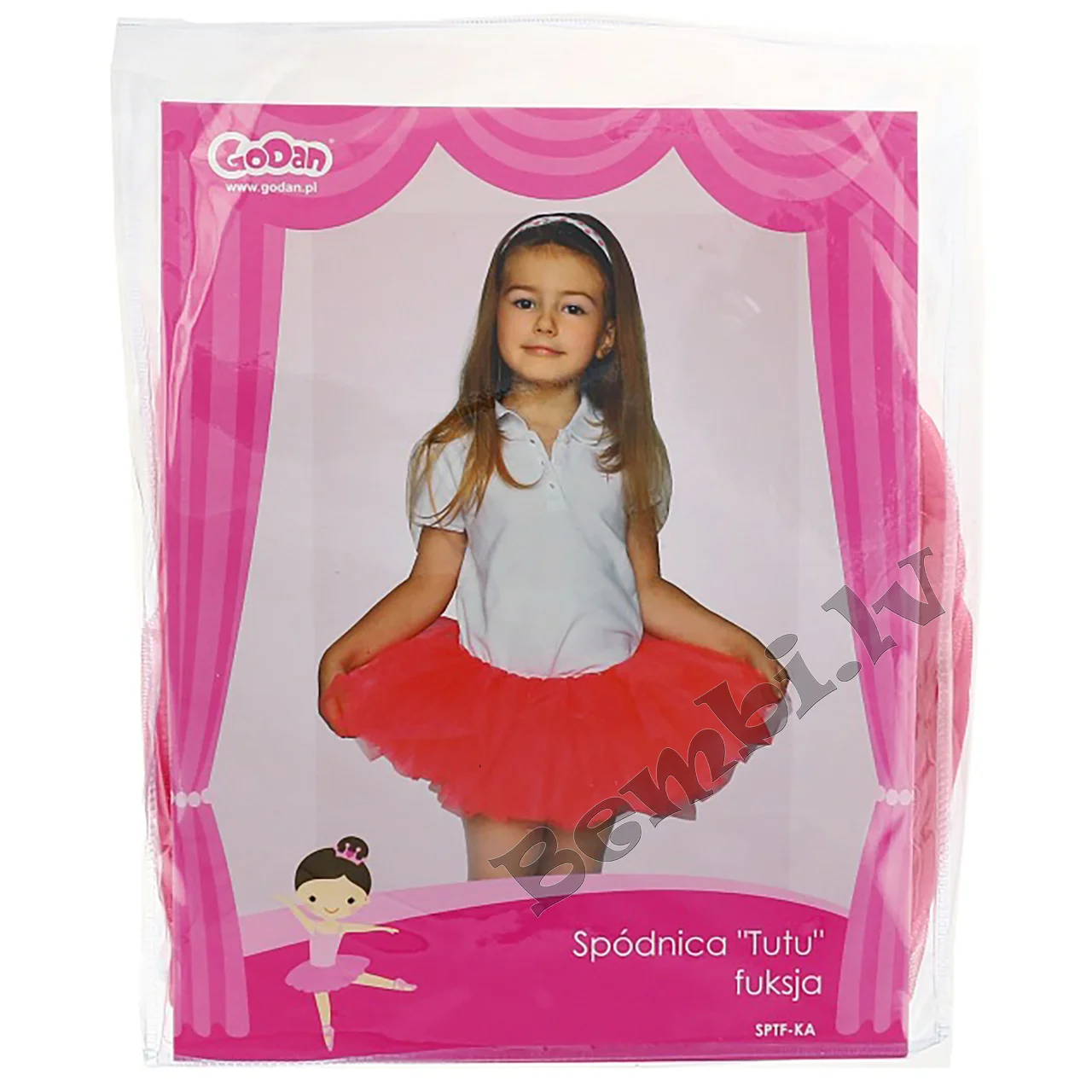 Tumši rozā tutu tilla svārciņi GoDan - Image 2