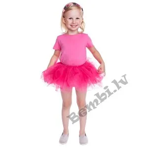 Tumši rozā tutu tilla svārciņi GoDan