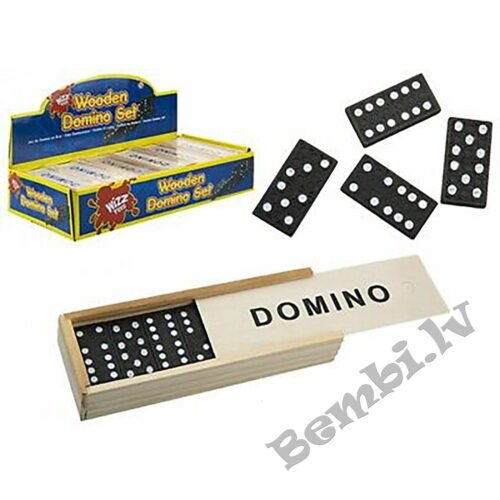 Galda spēle koka DOMINO