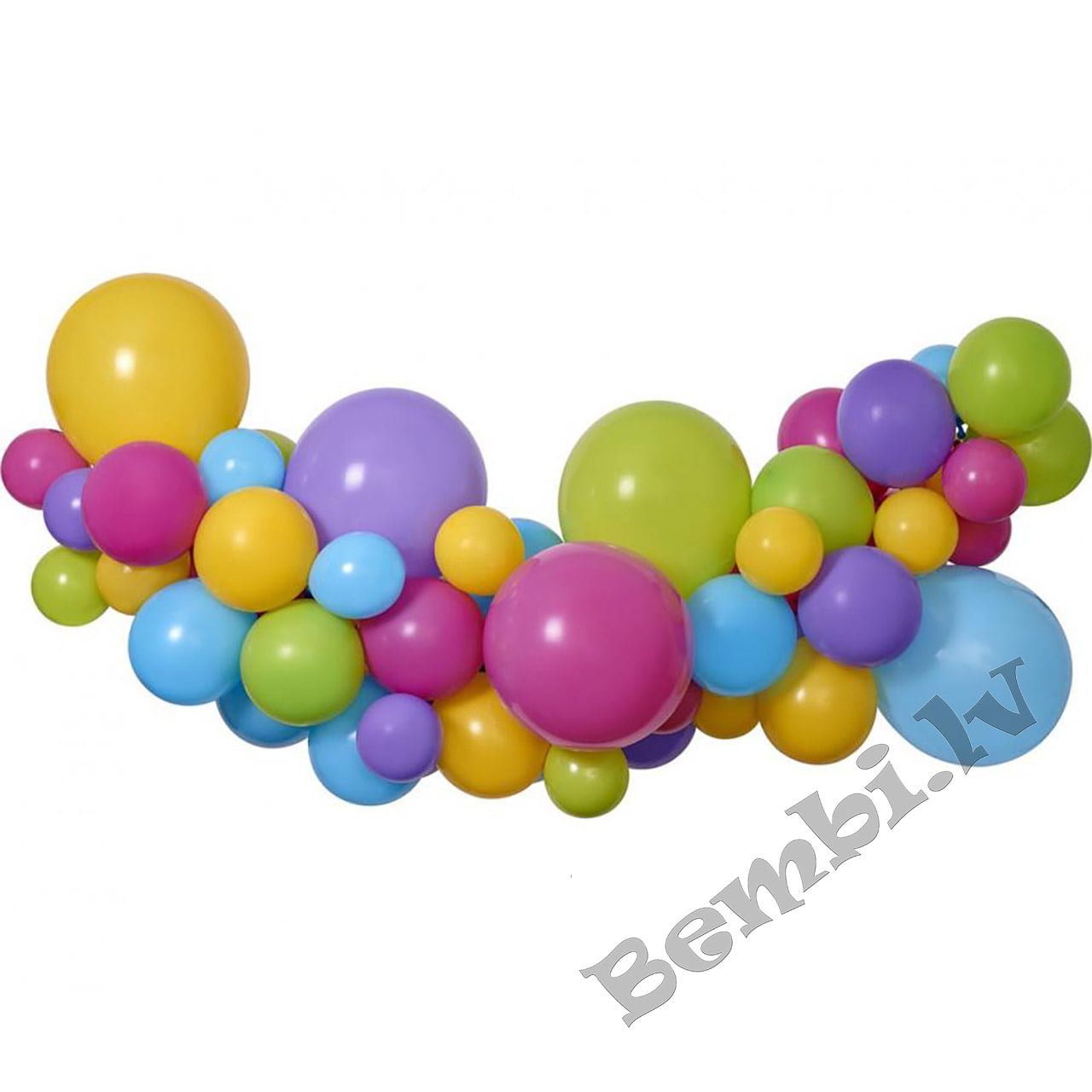Balonu virtene Garland kit 65 baloni