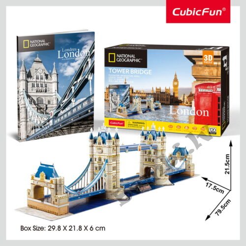 CUBICFUN 3D Puzle National Geographic - Tower Bridge - Image 2