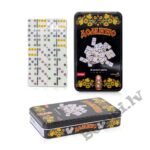 Galda spēle Domino - Matrjoška, ​​metāla kastē