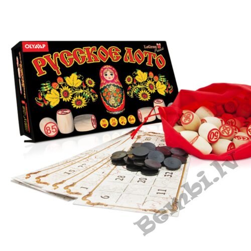 Krievu LOTO (melnā kartona kastē)