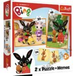 TREFL BING Puzles komplekts 30 gab + 48 gab + 24 memo