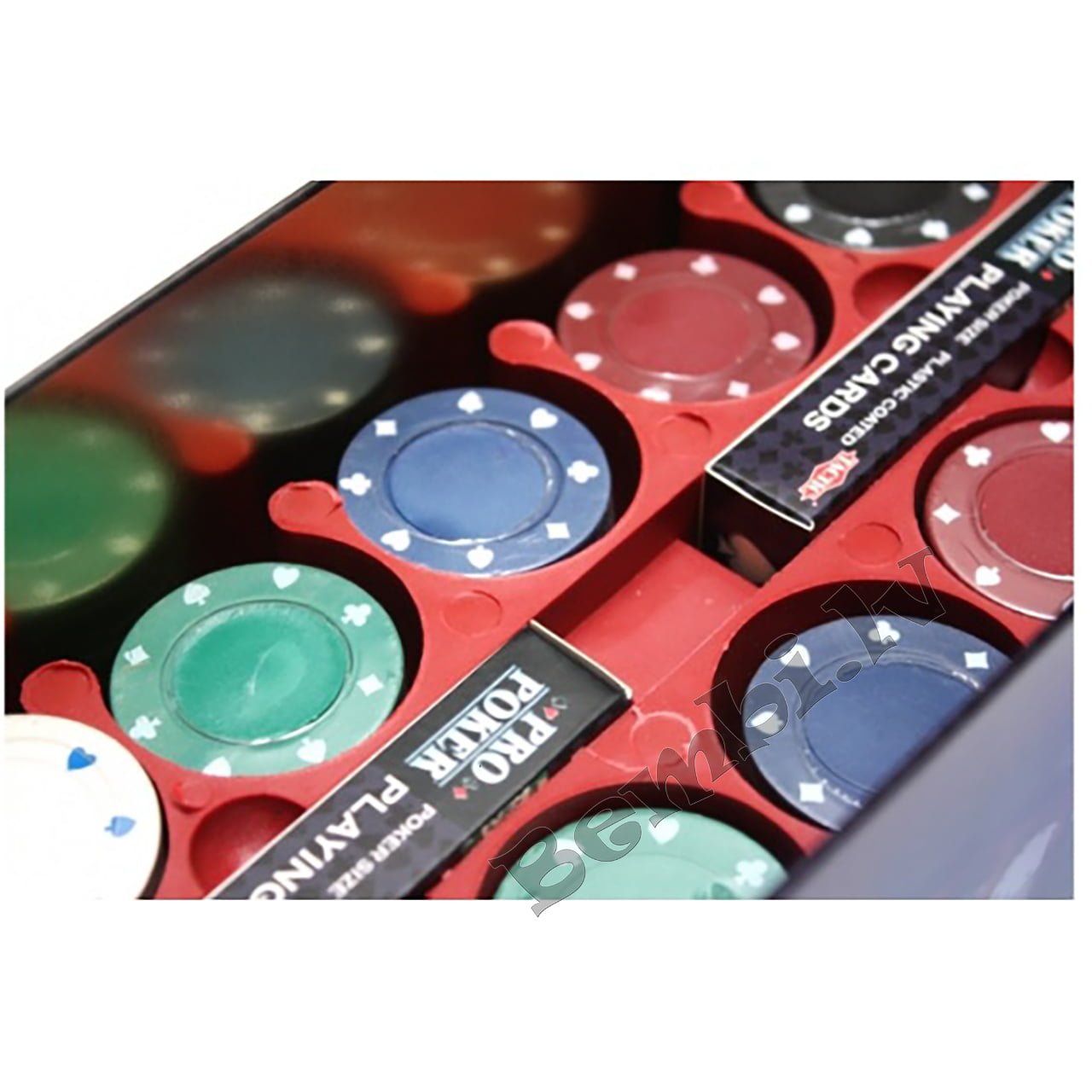 TACTIC Galda spēle Pro Poker metāla kastē - Image 3