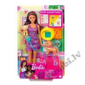 MATTEL Barbie lelle ar kucēniem (HKD86)