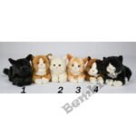 Uni toys mīkstā rotaļlieta guļošs kaķis 23 cm