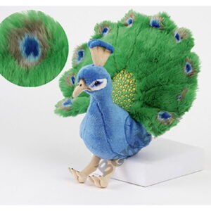 UNI toys mīkstā rotaļlieta pāvs 24 cm