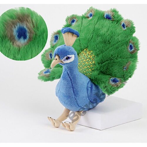 UNI toys mīkstā rotaļlieta pāvs 24 cm