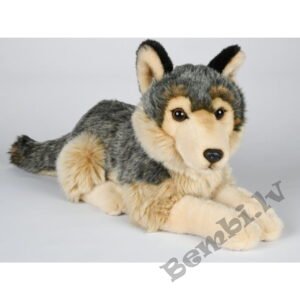 UNI toys mīkstā rotaļlieta VILKS guļošs 30 cm