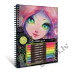 NEBULOUS STARS krāsojamā grāmata Black Pages