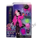 Monster High lelle un Sleepover Aksesuāri, Draculaura, Creepover Party