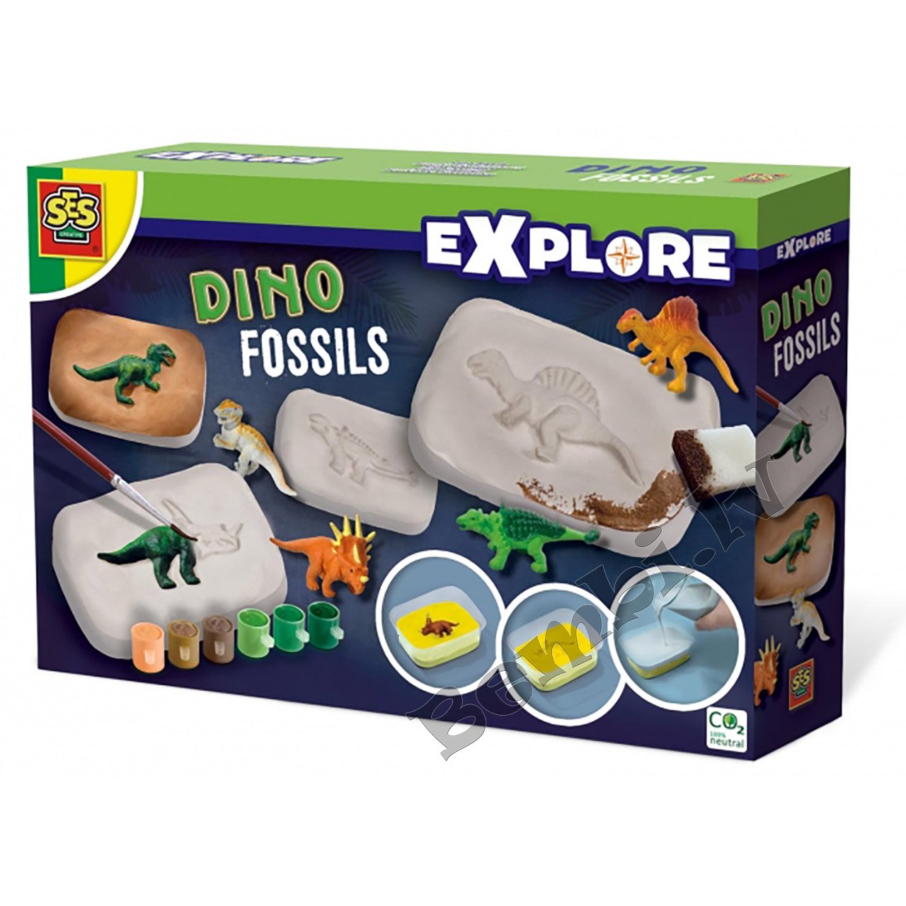 SES Creative Dinozauru fosīliju veidošanas komplekts