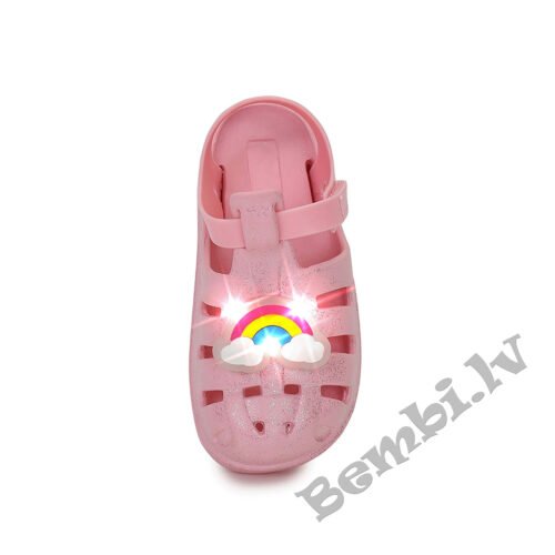 D.D.Step gumijas sandales ar LED gaismiņām PINK J089-41199C /J089-41199CM (izm.20-31) - Image 2