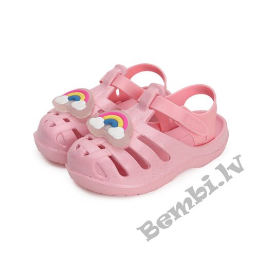 D.D.Step gumijas sandales ar LED gaismiņām PINK J089-41199C /J089-41199CM (izm.20-31)