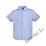 Gaiši zils krekls ar īsām piedurknēm (128-146 izm.) 9275