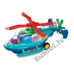 Caurspīdīgs zobratu helikopters