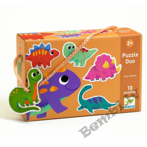 DJECO Divdaļīgā puzle - Dinozauri (20 gab.) DJ08263